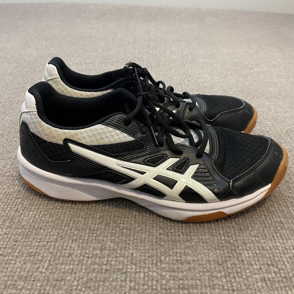 ASICS Shoes Womens Size 8.5 Black Mesh Cushioned Training 1072A031 Sneakers